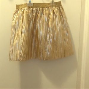 Girls gold skirt carters brand size 6/6x